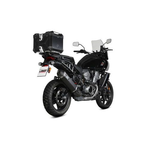 KONCOVKA VÝFUKU MIVV SPEED EDGE PRO HARLEY DAVIDSON 1250 PAN AMERICA 2021-2024, HD.003.LRB ČERNÁ