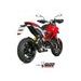 2 KONCOVKY VÝFUKU MIVV MK3 PRO DUCATI 939 HYPERMOTARD 2016-2018, D.043.SM3C KARBON