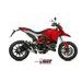 2 KONCOVKY VÝFUKU MIVV MK3 PRO DUCATI 939 HYPERMOTARD 2016-2018, D.043.SM3C KARBON