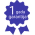 Dāvanā - 1 gada garantija