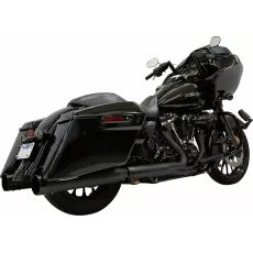 IZPŪTĒJS MUFFLERS 4.5" STRAIGHT CAN | FLT 18-24 - FULL BLACK FOR HARLEY DAVIDSON FLH 1868 ABS