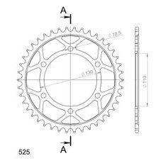 AIZMUGURĒJAIS ZOBRATS SUPERSPROX RFE-480:42-BLK MELNS/PELĒKS 42T, 525