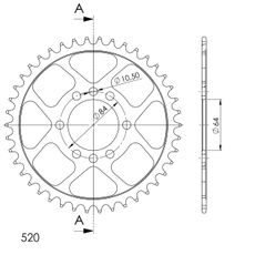 AIZMUGURĒJAIS ZOBRATS SUPERSPROX RFE-1826:42-BLK MELNS/PELĒKS 42T, 520