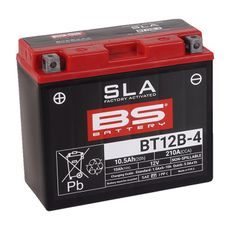 RŪPNIECISKI AKTIVIZĒTS AKUMULATORS BS-BATTERY BT12B-4 (YT12B-4) SLA