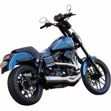 IZPLŪDES SISTĒMA EXHAUST QUALIFIER 2:1 BRUSHED NERŪSĒJOŠAIS TĒRAUDS DYNA 2006-07 FOR HARLEY DAVIDSON FXD 1584 (NERŪSĒJOŠAIS TĒRAUDS)