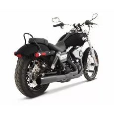 IZPLŪDES SISTĒMA SYST 2:1 FXD 06-16 4" BK/BK FOR HARLEY DAVIDSON FLD 1690 (NERŪSĒJOŠAIS TĒRAUDS)