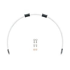 SAJŪGA ŠĻAUKAS KOMPL. VENHILL POWERHOSEPLUS KAW-11010CS-WT (1 ŠĻAUKA KOMPLEKTĀ) WHITE HOSES, STAINLESS FITTINGS