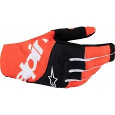 CIMDI TECHSTAR MX GLOVES (ORANŽA, MELNS)