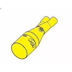 LINK CAURULE MID, LINK & Y PIPE FOR YAMAHA XP 560 T-MAX ABS (NERŪSĒJOŠAIS TĒRAUDS)