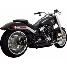 IZPLŪDES SISTĒMA SHORT SHOTS STAGGERED BLACK FOR HARLEY DAVIDSON FLFB 1750 ABS