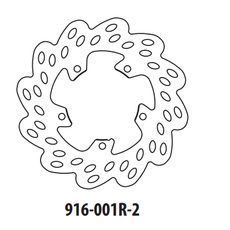 BREMŽU DISKS GOLDFREN 916-001R-2 AIZM. 175 MM