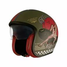 ĶIVERE VINTAGE PIN UP HELMET (DAUDZKRĀSAINS)