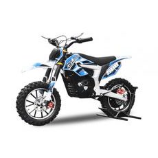 BĒRNU ELEKTRISKAIS MINI MOTOCIKLS GEPARD 500W 36V LITHIUM ZILS