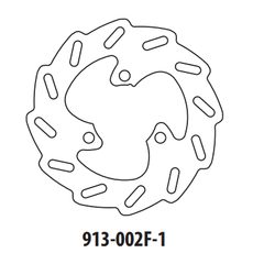 BREMŽU DISKS GOLDFREN 913-002F-1 PRIEKŠ. 190 MM