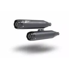 LABAIS SOFTAIL SLIP-ONS E4/E5 BLACK 17-24 FOR HARLEY DAVIDSON FXBB 1750 ABS