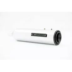 KREISAIS, LABAIS HP45 4.5 MUFFLER TOURING M8 CH/BK PVD FOR HARLEY DAVIDSON FLH 1868 ABS (HROMĒTS TĒRAUDS)