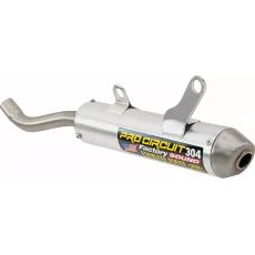 SILENCER STN. SILENC. KX125 88-89 FOR KAWASAKI KX 125 F (NĒRUSĒJOŠAIS TĒRAUDS)