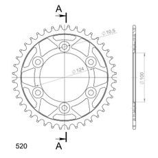 AIZMUGURĒJAIS ZOBRATS SUPERSPROX RFE-735:40-BLK MELNS/PELĒKS 40T, 520