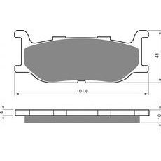 BREMŽU UZLIKAS GOLDFREN 048 S33 IELAS PRIEKŠĒJIE