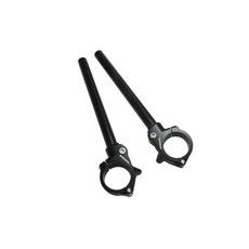 ADJUSTABLE STRAIGHT CLIP-ONS ACCOSSATO WITH INCLINATION 6Â° - 10Â°