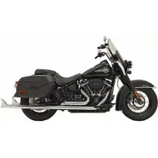 IZPLŪDES SISTĒMA FISHTAIL 33" | SOFTAIL M8 18-UP - CHROME FOR HARLEY DAVIDSON FLDE 1750 ABS (TĒRAUDS)
