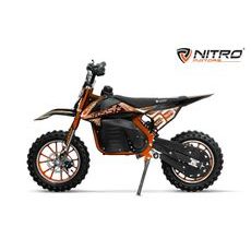 BĒRNU ELEKTRISKAIS KROSA MOTOCIKLS NITRO MOTORS 1000W ECO FOSSA FUN 10"