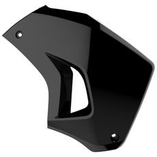 RADIATORA PLASTMASA POLISPORT 8420200001 LABĀ MELNS/PELĒKS PRIEKŠ KAWASAKI KLR 650 2008-2018