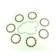FRICTION PLATES KIT WITH CLUTCH COVER GASKET ATHENA P40230028