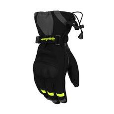 CIMDI RUSTY STITCHES GLOVES OLLY (MELNS, PELEKS, DZELTENS)