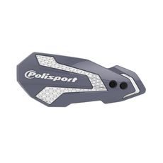 ROKU AIZSARGS POLISPORT MX FLOW 8308200047 GREY/WHITE WITH MOUNTING SYSTEM