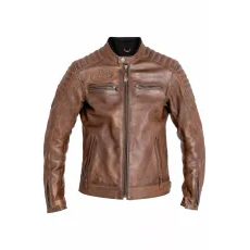 JAKA DEXTER LEATHER JACKET (BRŪNS)