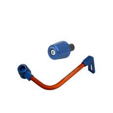 LEVER GUARD ACCOSSATO WITH ORANGE HOSE AND JOINT RIGHT, ALUMINIUM