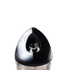 SLIP-ON EXHAUST GPR TIBURON H.125.TIBTO BRUSHED TITANIUM INCLUDING REMOVABLE DB KILLER AND LINK PIPE