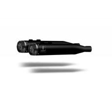 2 TROKŠŅA SLĀPĒTĀJU KOMPLEKTS MIVV HR-1 HD.005.LH1BA BLACK WITH ALUMINIUM CAP