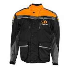 JAKA JOPA ENDURO JACKET IRON EVO (MELNS, ORANŽA)