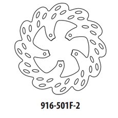 BREMŽU DISKS GOLDFREN 916-501F-2 PRIEKŠ. 220 MM