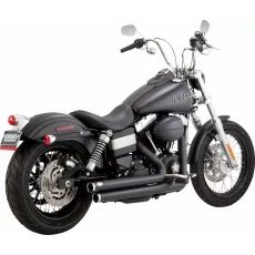 IZPLŪDES SISTĒMA BIG SHOTS STAGGERED MATTE BLK 06-09 DYNA FOR HARLEY DAVIDSON FXD 1584