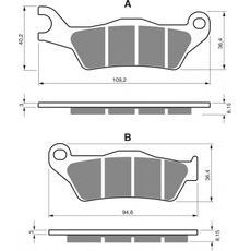 BREMŽU UZLIKAS GOLDFREN 351 S3