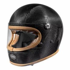 ĶIVERE TROPHY PLATINUM EDITION CARBON HELMET (MELNS, ZELTS, KARBONS)