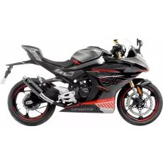 IZPŪTĒJS MUFFLER GP CORSA BLACK CF MOTO 450 SS SR FOR CF MOTO SR 450 ABS (NĒRUSĒJOŠAIS TĒRAUDS)