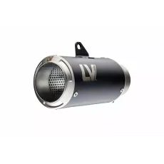 IZPŪTĒJS MUFFLER LV-CORSA S KTM 990 DUKE/R BK FOR KTM DUKE 990 ABS (MELNS NĒRUSĒJOŠAIS TĒRAUDS)
