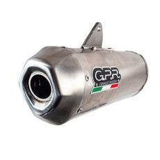 SLIP-ON EXHAUST GPR PENTACROSS PNT.MX.30.IO BRUSHED STAINLESS STEEL INCLUDING LINK PIPE