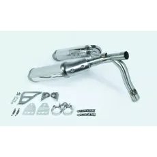 KREISAIS, LABAIS EXH MNST696/796/1100 RND SS FOR DUCATI MONSTER 1100 (NĒRUSĒJOŠAIS TĒRAUDS)