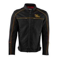 JAKA RUSTY STITCHES JACKET CHASE (MELNS, ZELTS)