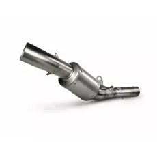 LINK CAURULE MID, LINK & Y PIPE FOR KAWASAKI ZX-6 R 636 ABS (NERŪSĒJOŠAIS TĒRAUDS)