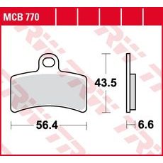 BREMŽU UZLIKAS TRW MCB770