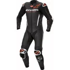 KOMBINEZONS GP-R7 1-PC LEATHER SUIT (MELNS, SARKANS, BALTS)