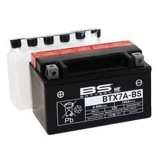 SLĒGTA TIPA AKUMULATORS BS-BATTERY BTX7A-BS (YTX7A-BS)