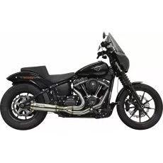 IZPLŪDES SISTĒMA EXHAUST 2:1 SUPERBIKE SS W/CAT 49C 4"MUFFLER M8 SOFTL18-23 FOR HARLEY DAVIDSON FLSL 1750 ABS (NERŪSĒJOŠAIS TĒRAUDS)
