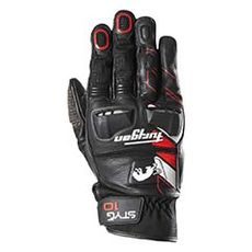 CIMDI FURYGAN GLOVES STYG 10 (MELNS, BALTS, SARKANS)